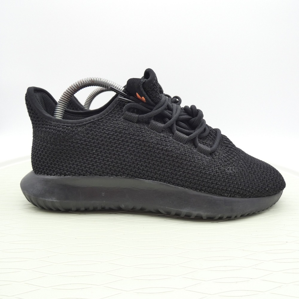 Adidas Tubular Shadow Black Peach Knit Sneakers AC8333 Womens 7 Low Top Shoes